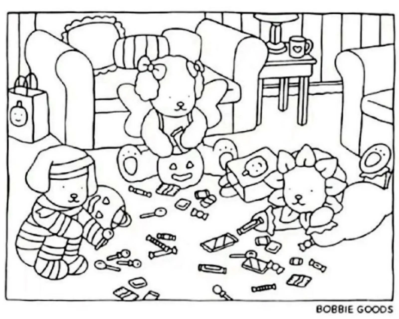 Bobbie Goods Coloring Pages: 139 Free Downloads with Multiple Format Options - 130