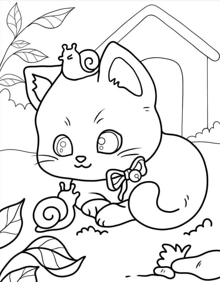 Printable Coloring Book Cat Coloring Pages Pdf - 10