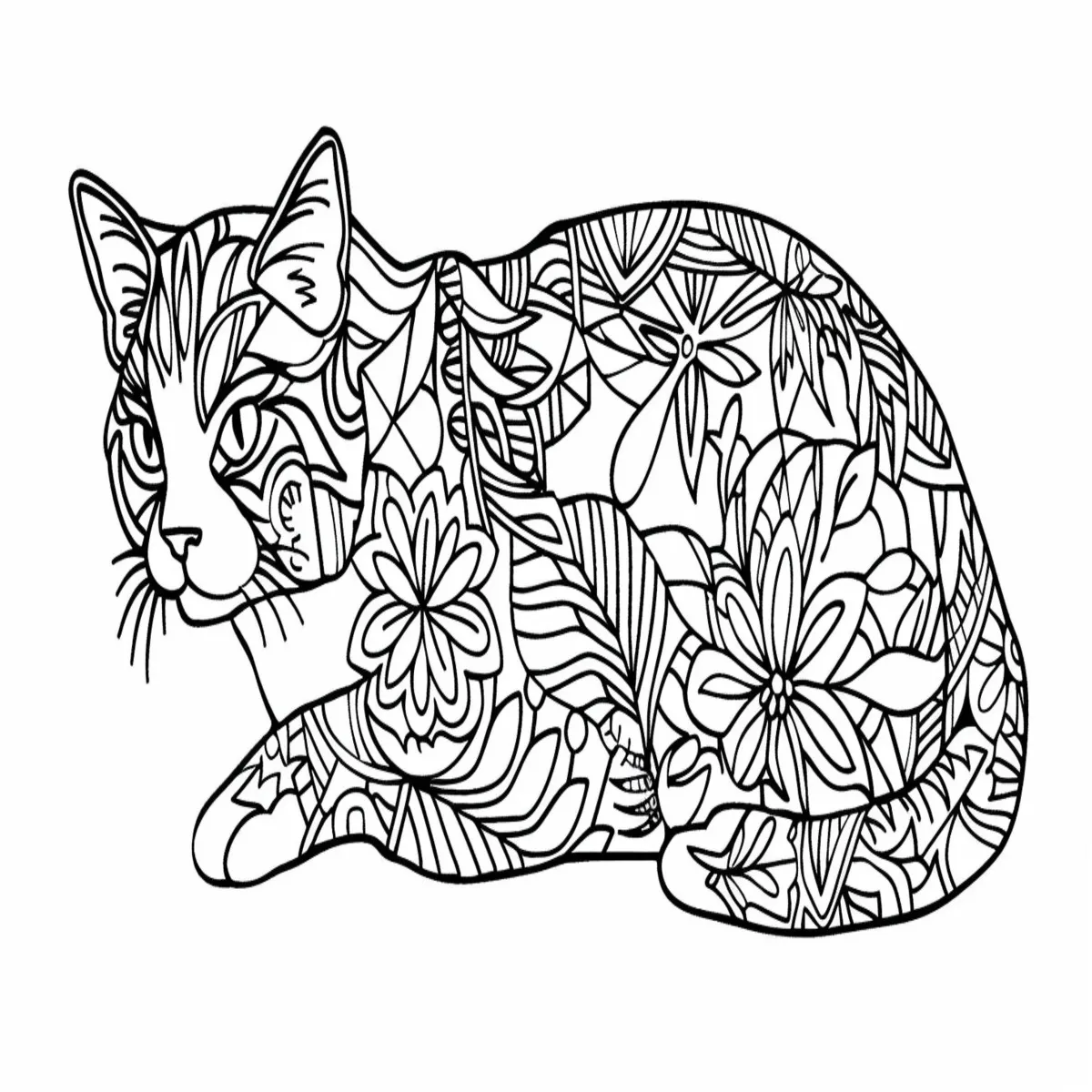 Printable Coloring Book Cat Coloring Pages Pdf - 14