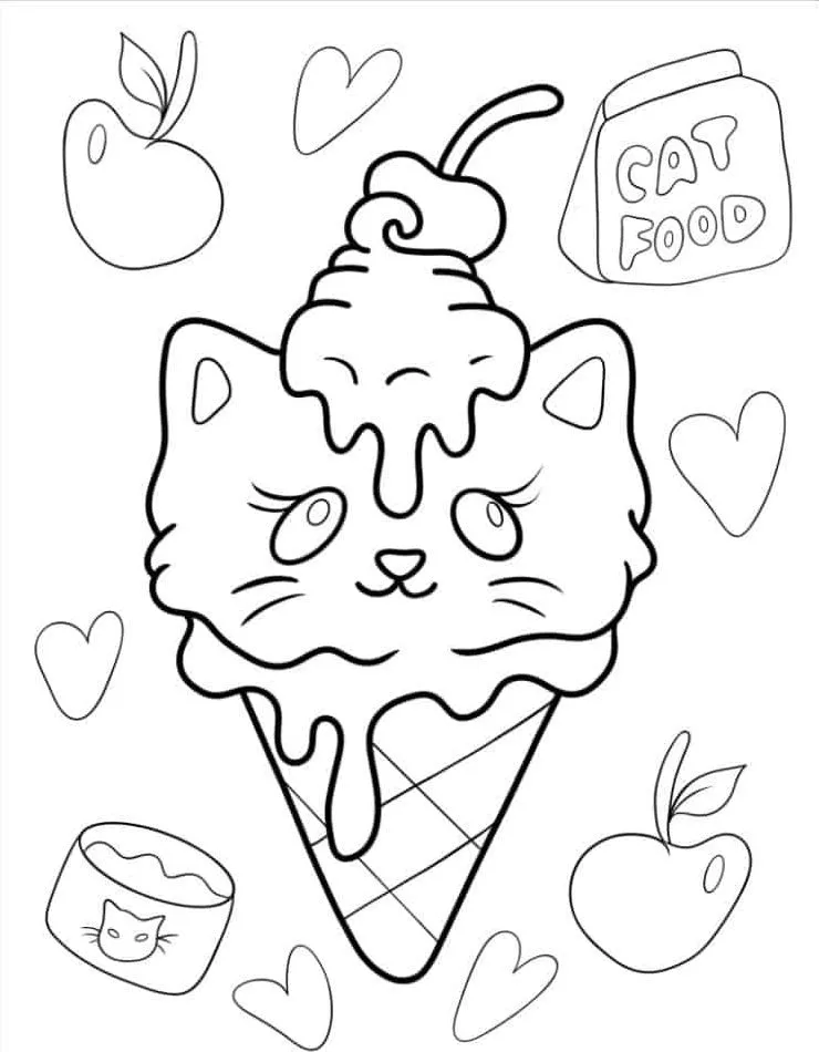 Printable Coloring Book Cat Coloring Pages Pdf - 27