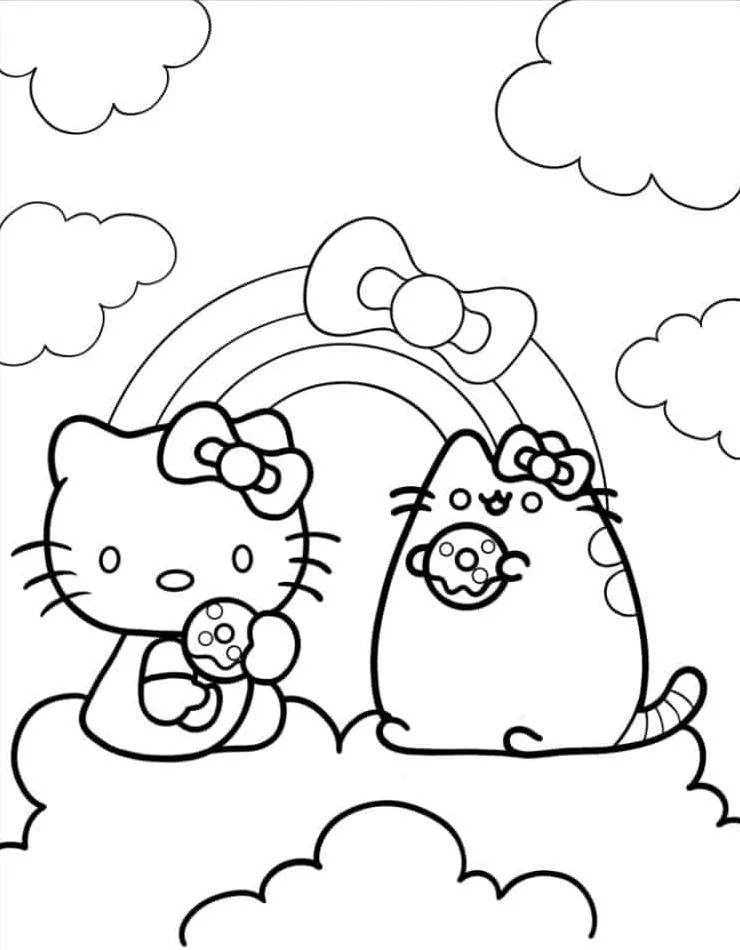 Printable Coloring Book Cat Coloring Pages Pdf - 40