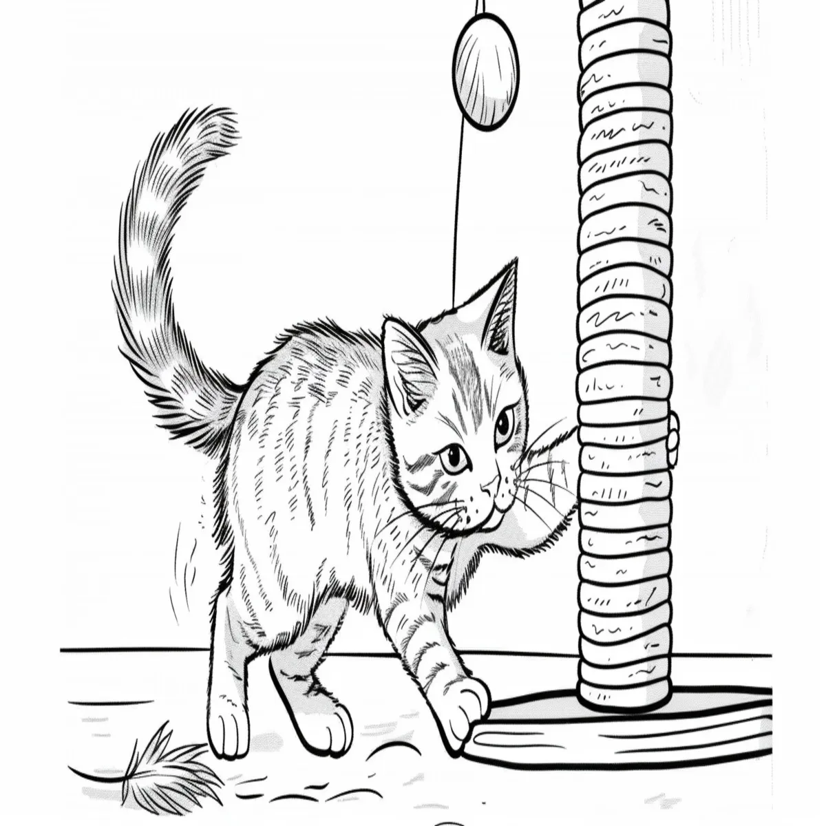 Printable Coloring Book Cat Coloring Pages Pdf - 48