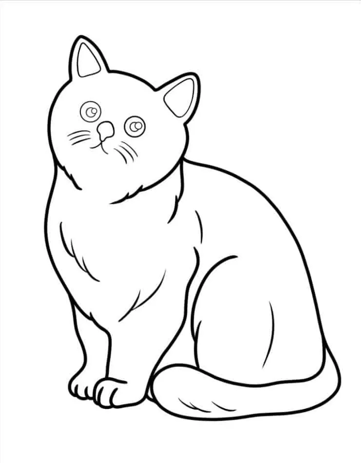Printable Coloring Book Cat Coloring Pages Pdf - 50