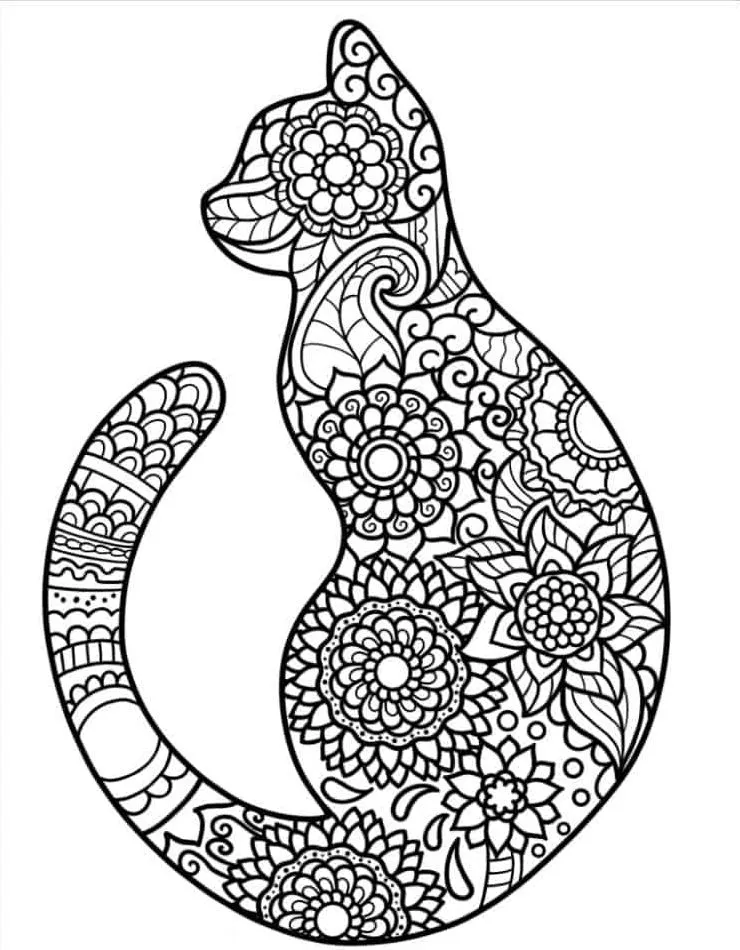 Printable Coloring Book Cat Coloring Pages Pdf - 51