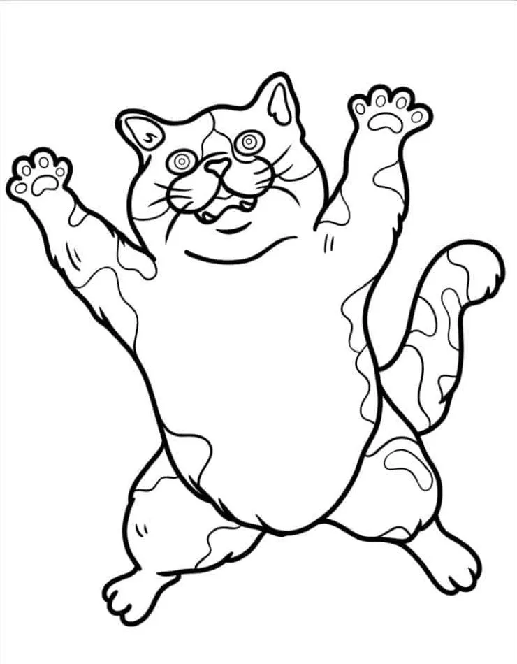 Printable Coloring Book Cat Coloring Pages Pdf - 1
