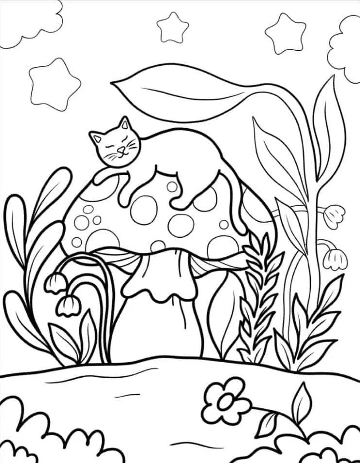 Printable Coloring Book Cat Coloring Pages Pdf - 59
