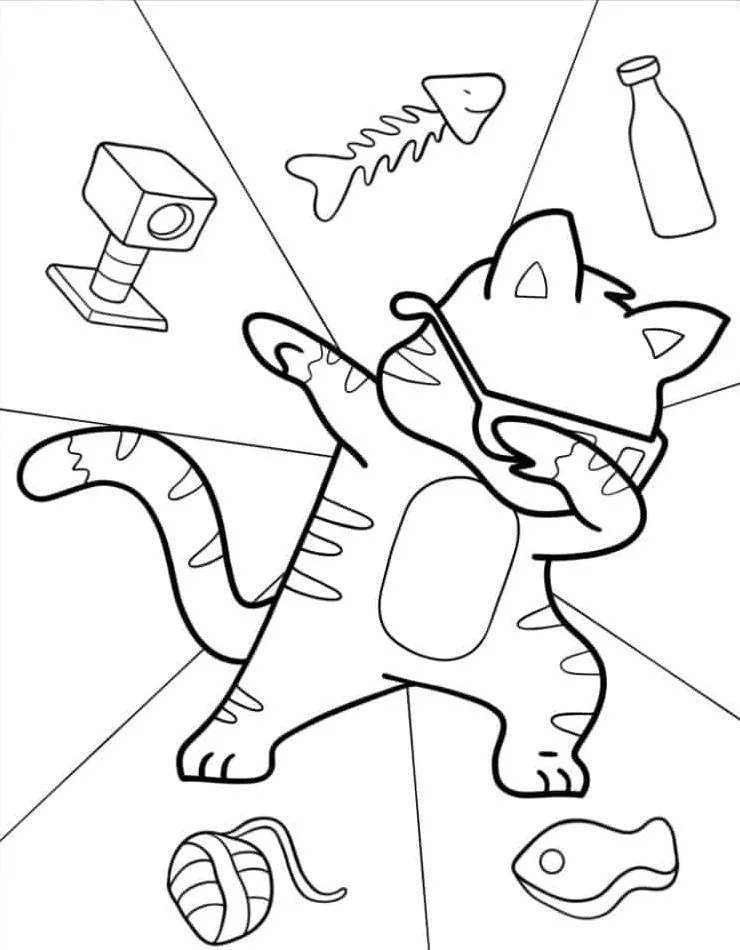 Printable Coloring Book Cat Coloring Pages Pdf - 60