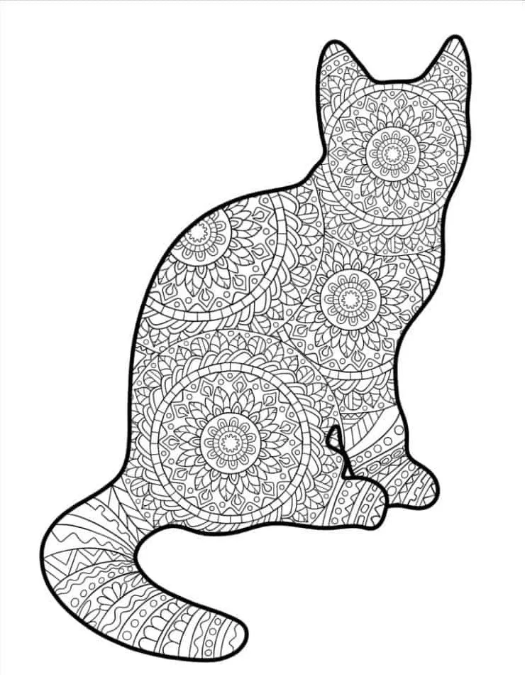 Printable Coloring Book Cat Coloring Pages Pdf - 61