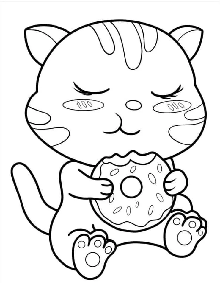 Printable Coloring Book Cat Coloring Pages Pdf - 63