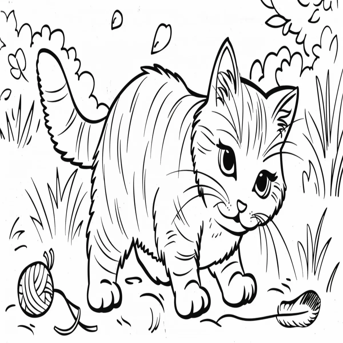 Printable Coloring Book Cat Coloring Pages Pdf - 64