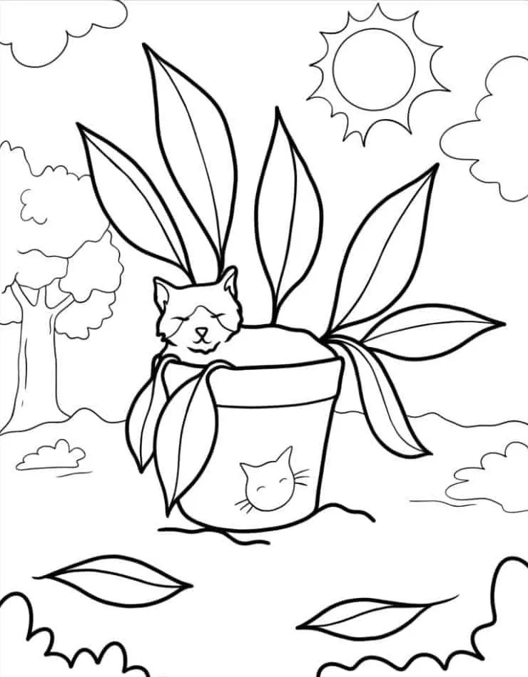 Printable Coloring Book Cat Coloring Pages Pdf - 2