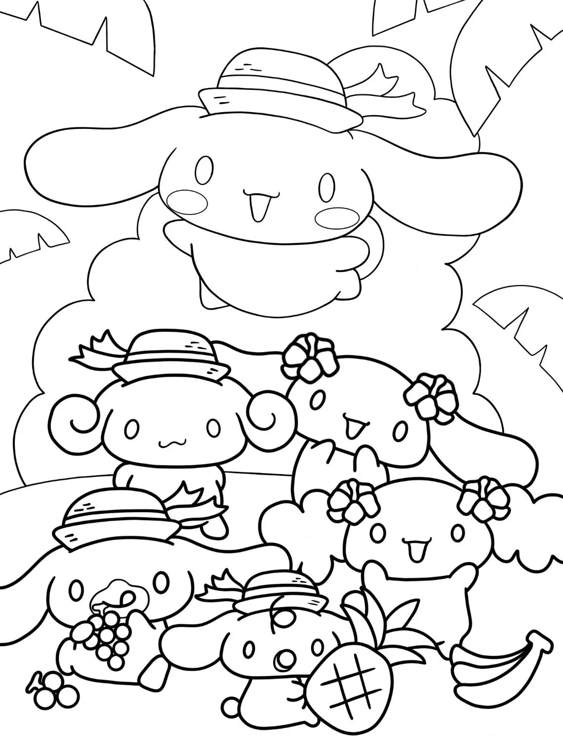 Cinnamoroll Coloring Pages: Where Cloud-Puppies & Creativity Collide - 17