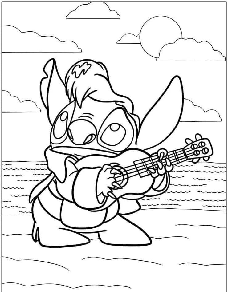 Heartwarming Lilo & Stitch Coloring Pages for Fun and Creative Kids - 0