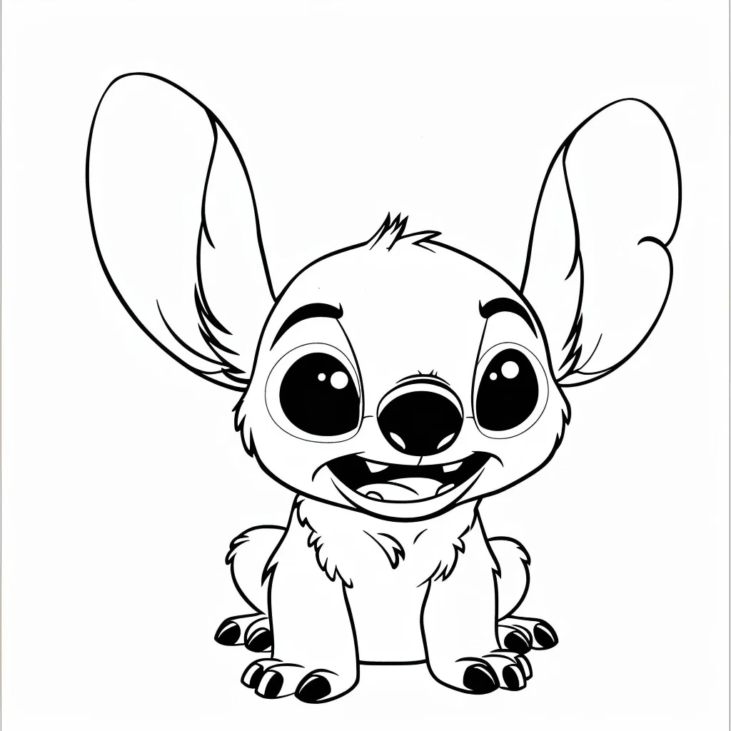 Heartwarming Lilo & Stitch Coloring Pages for Fun and Creative Kids - 5