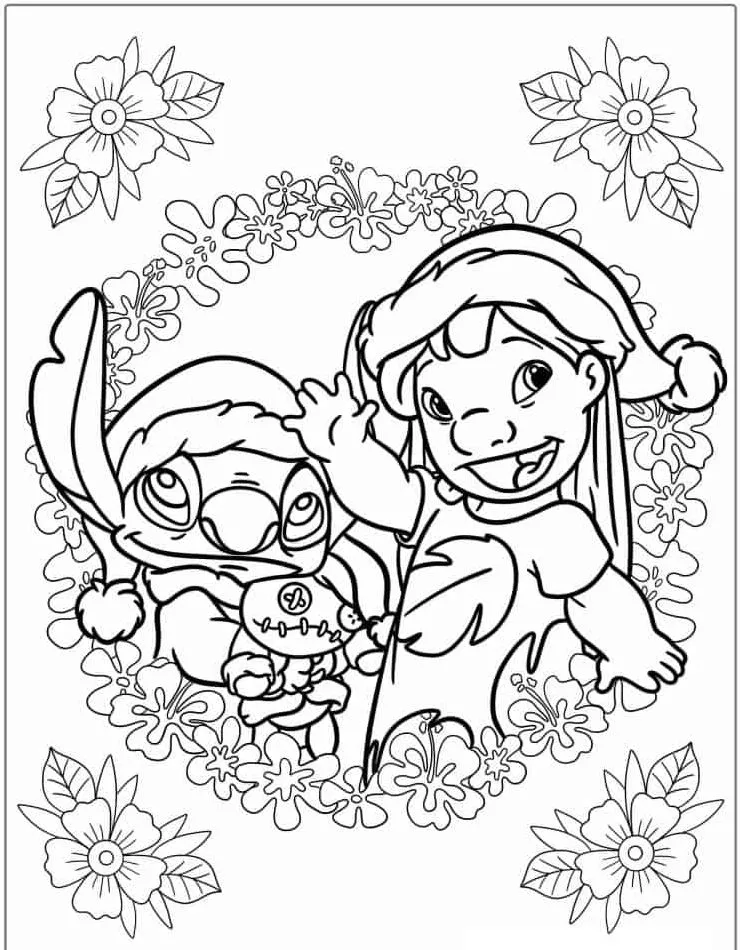 Heartwarming Lilo & Stitch Coloring Pages for Fun and Creative Kids - 21