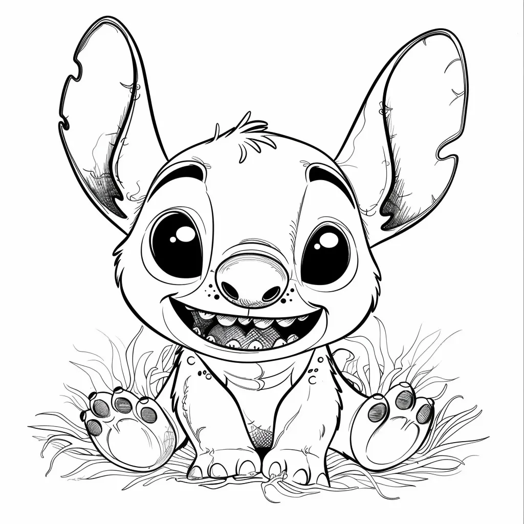 Heartwarming Lilo & Stitch Coloring Pages for Fun and Creative Kids - 2