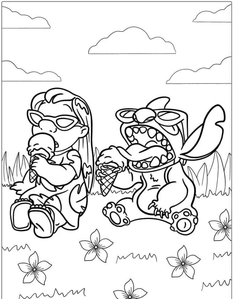 Heartwarming Lilo & Stitch Coloring Pages for Fun and Creative Kids - 25