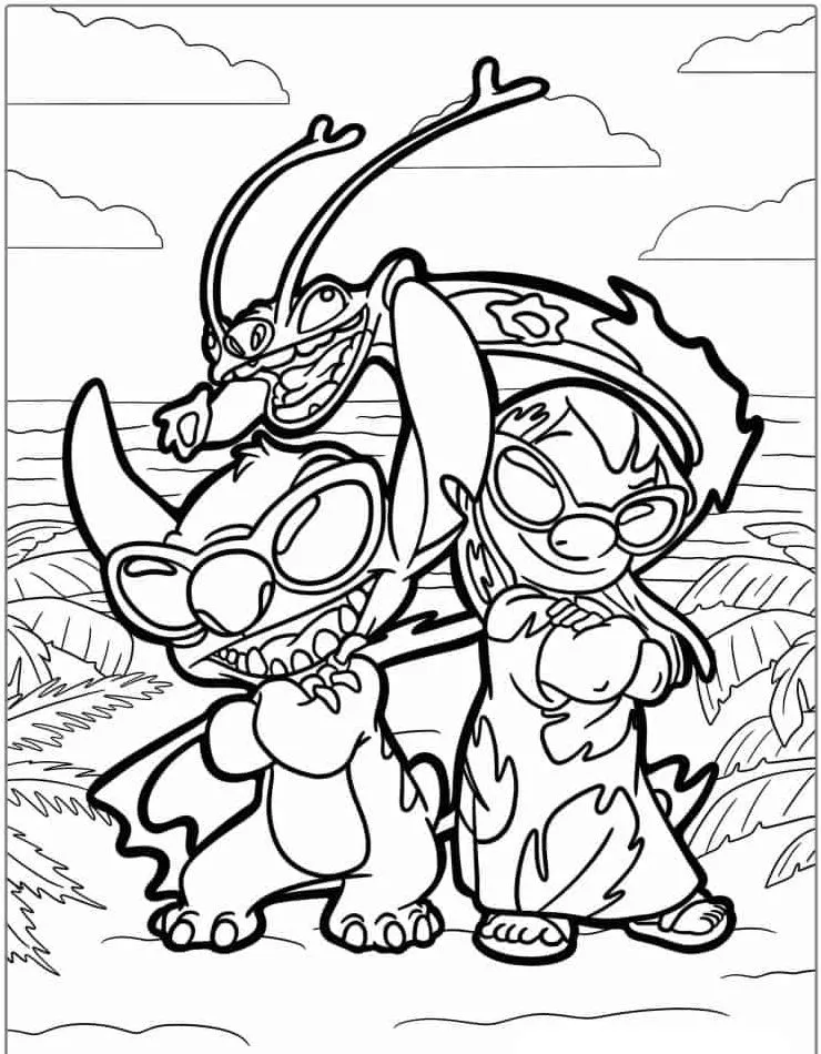 Heartwarming Lilo & Stitch Coloring Pages for Fun and Creative Kids - 31