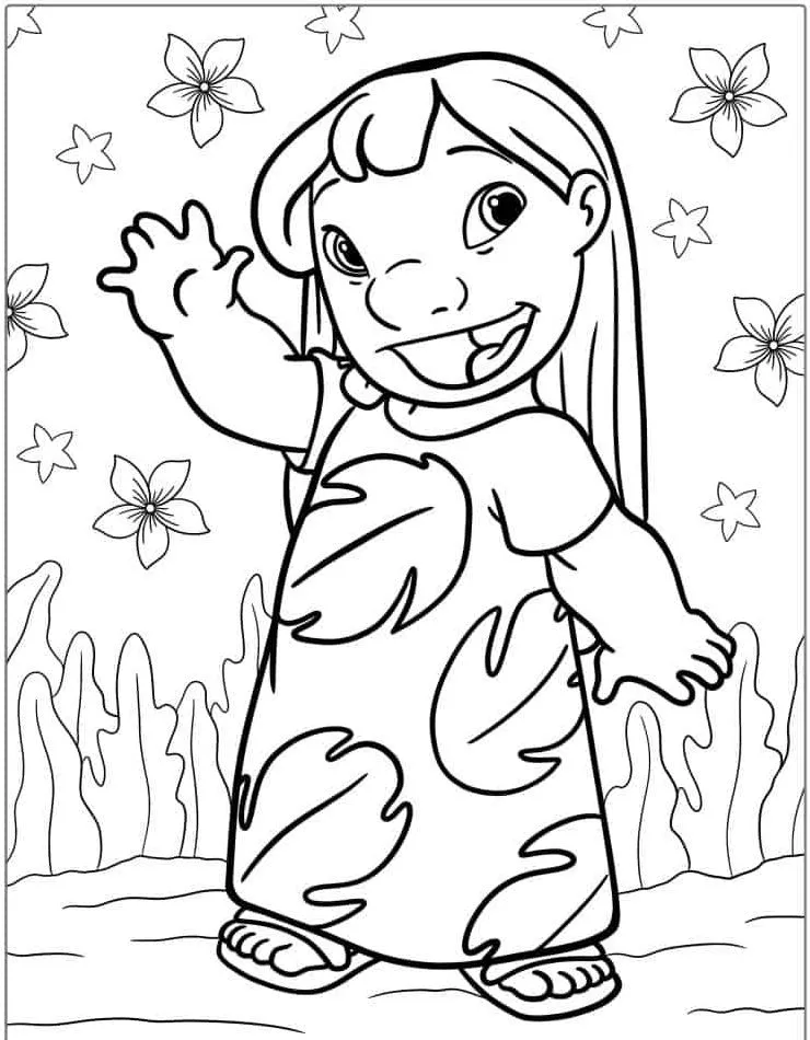 Heartwarming Lilo & Stitch Coloring Pages for Fun and Creative Kids - 33