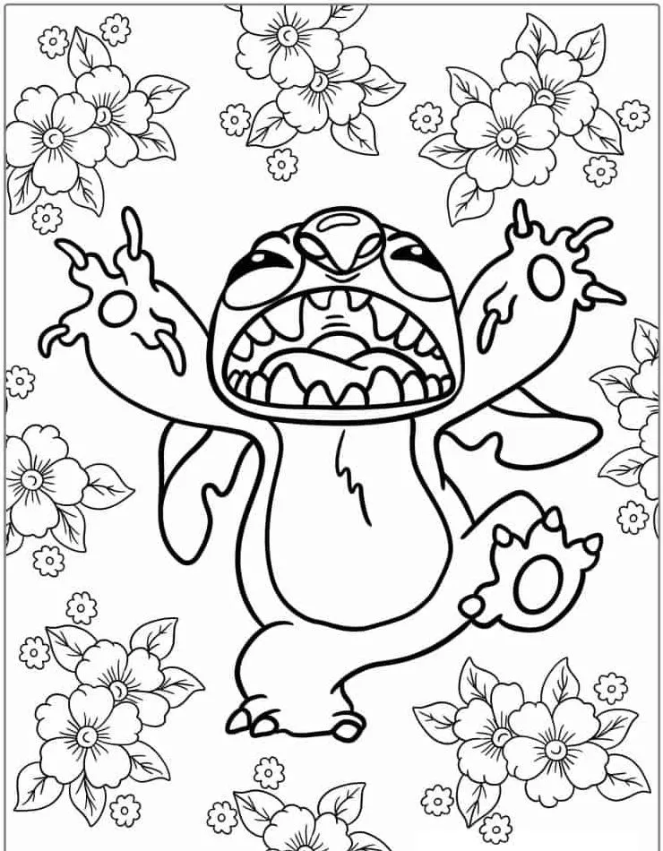 Heartwarming Lilo & Stitch Coloring Pages for Fun and Creative Kids - 39