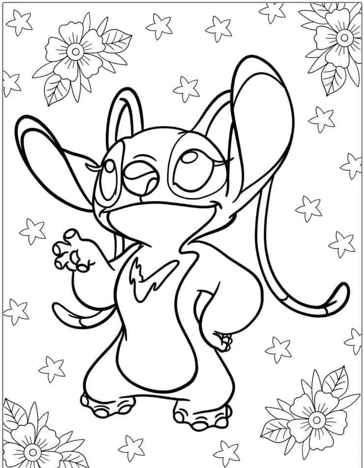 Heartwarming Lilo & Stitch Coloring Pages for Fun and Creative Kids - 40