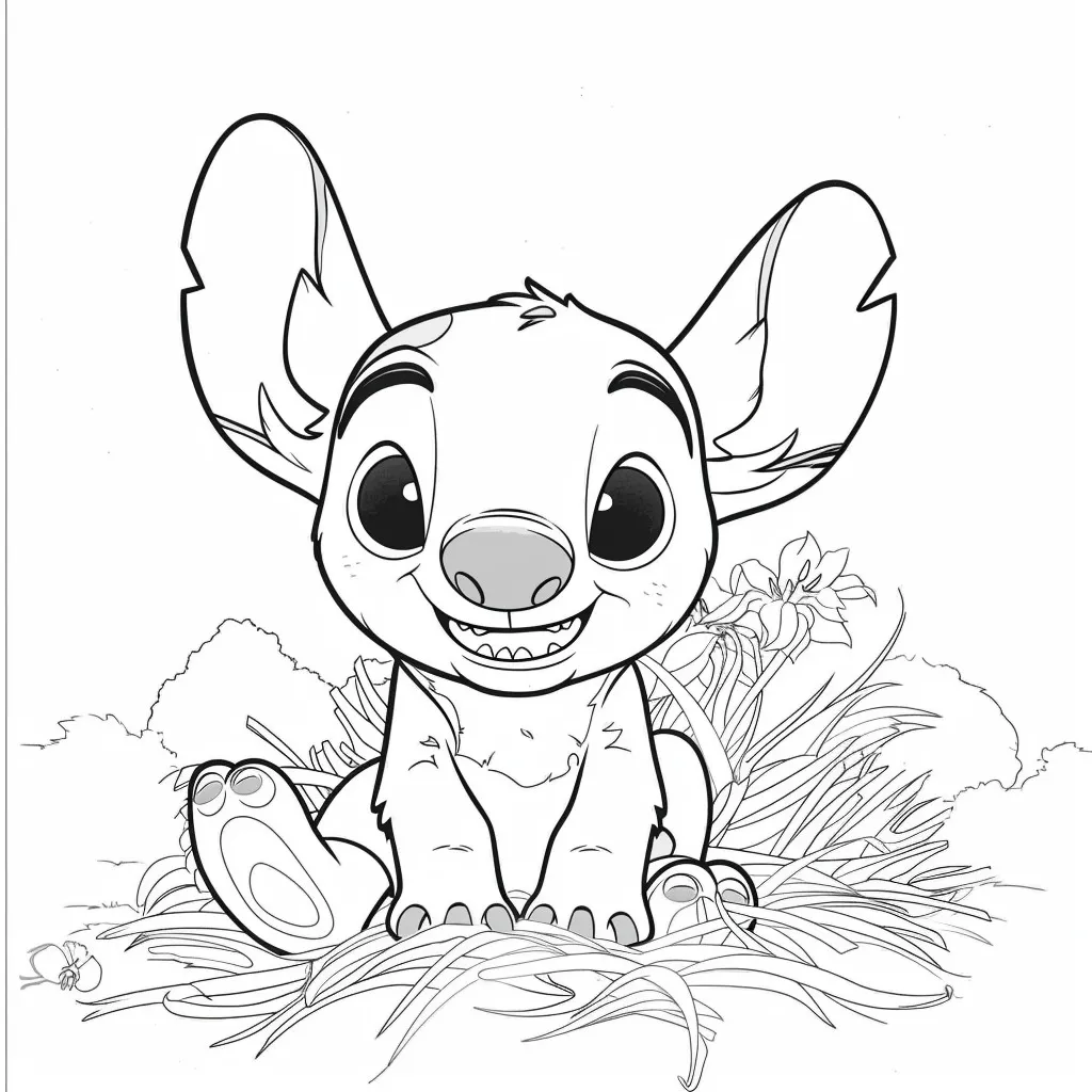 Heartwarming Lilo & Stitch Coloring Pages for Fun and Creative Kids - 41