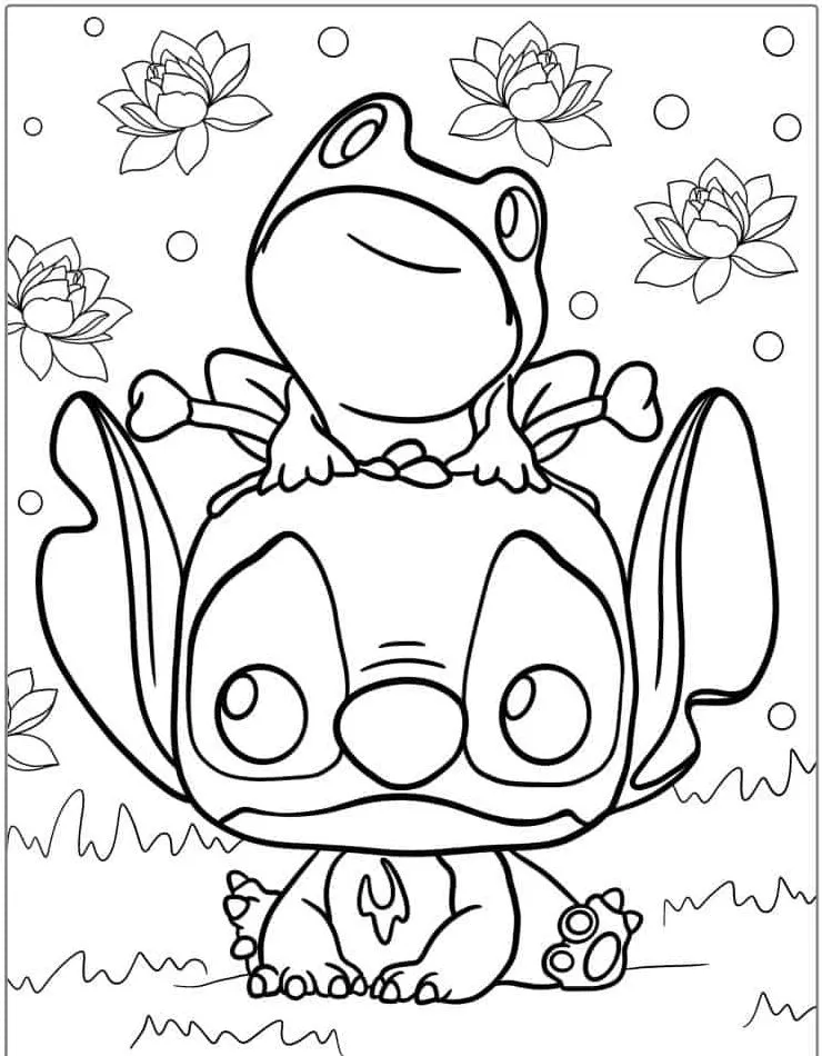 Heartwarming Lilo & Stitch Coloring Pages for Fun and Creative Kids - 45