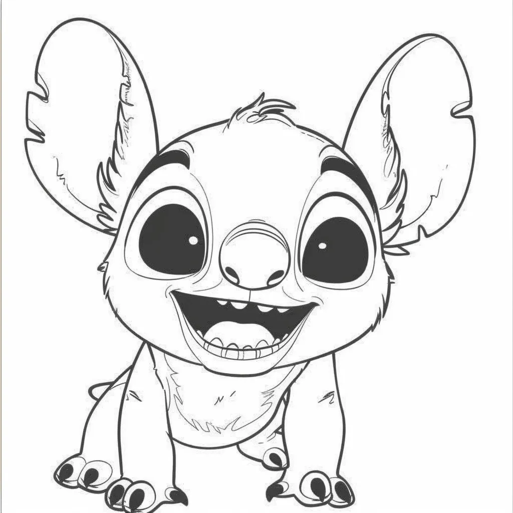 Heartwarming Lilo & Stitch Coloring Pages for Fun and Creative Kids - 46