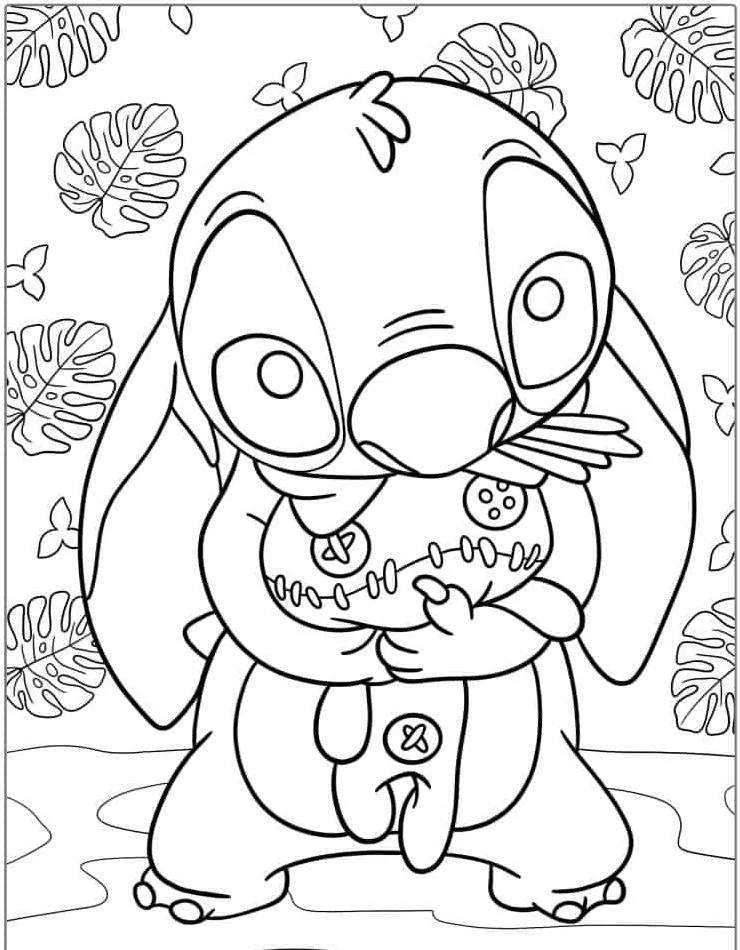 Heartwarming Lilo & Stitch Coloring Pages for Fun and Creative Kids - 47