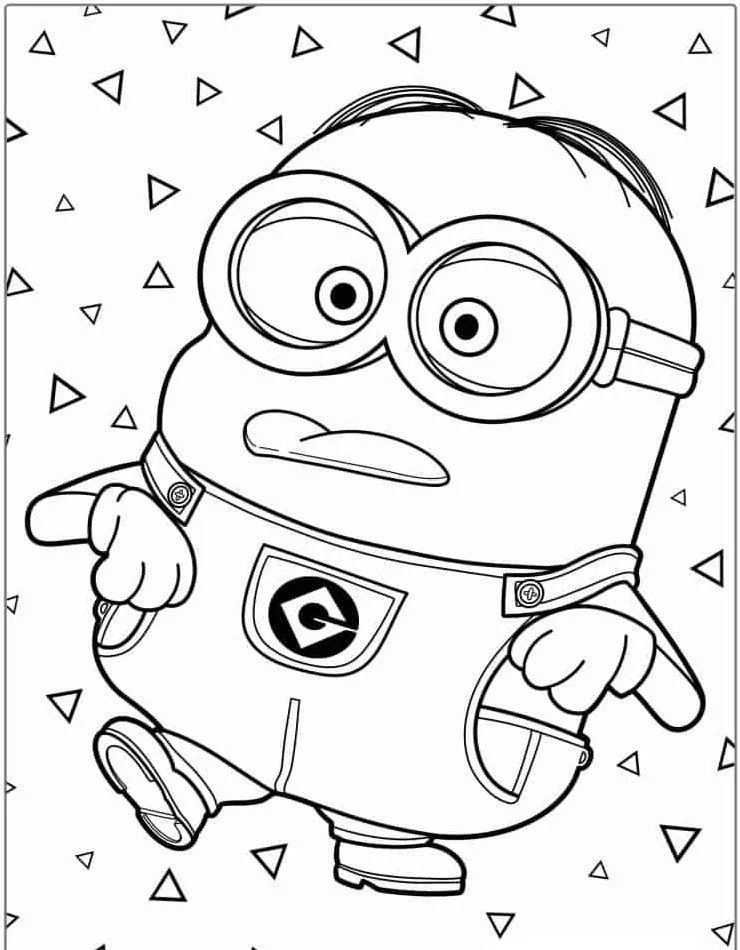Minion Printable Coloring Book Pdf - 8