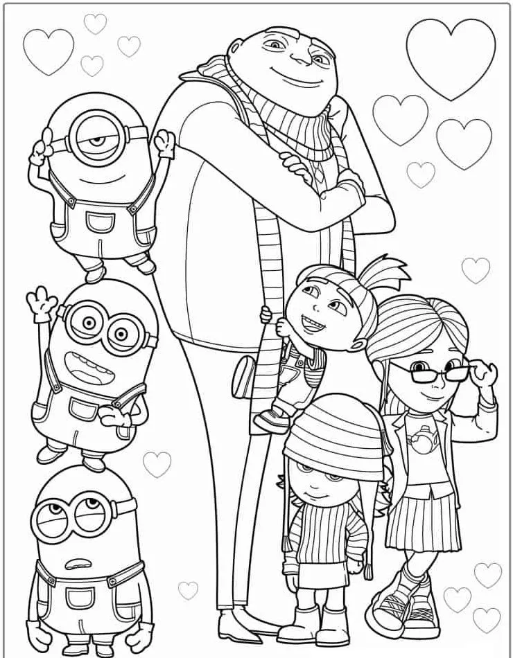 Minion Printable Coloring Book Pdf - 11