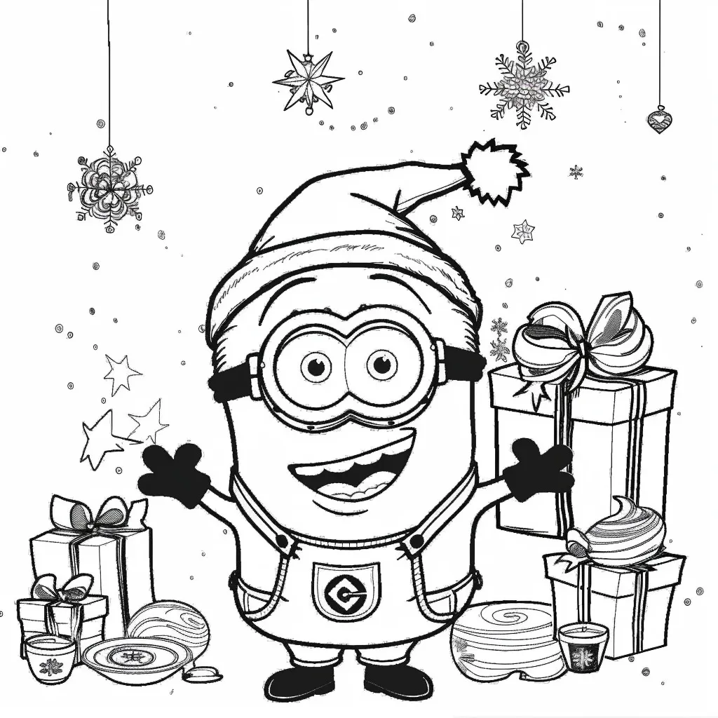 Minion Printable Coloring Book Pdf - 1