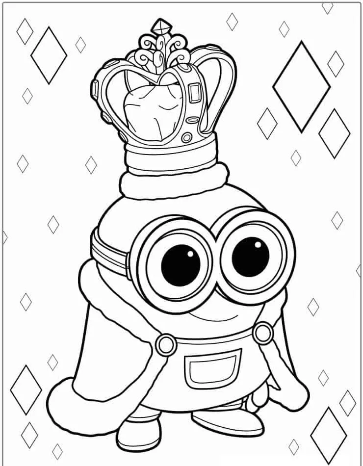 Minion Printable Coloring Book Pdf - 20