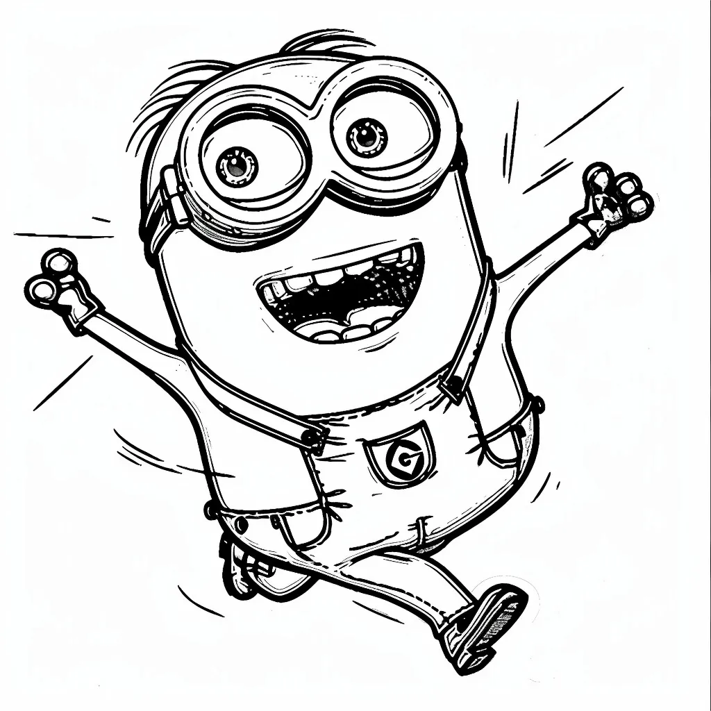 Minion Printable Coloring Book Pdf - 26