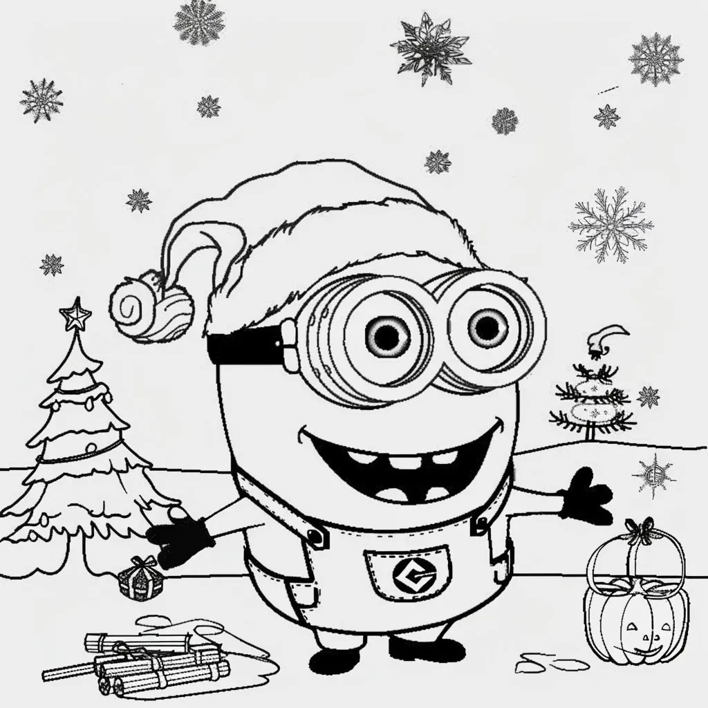 Minion Printable Coloring Book Pdf - 31