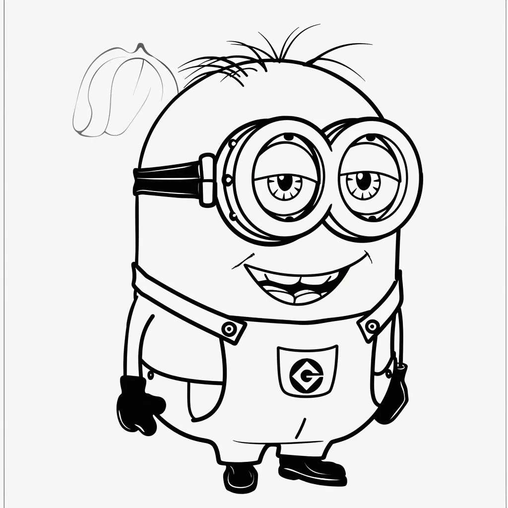 Minion Printable Coloring Book Pdf - 33
