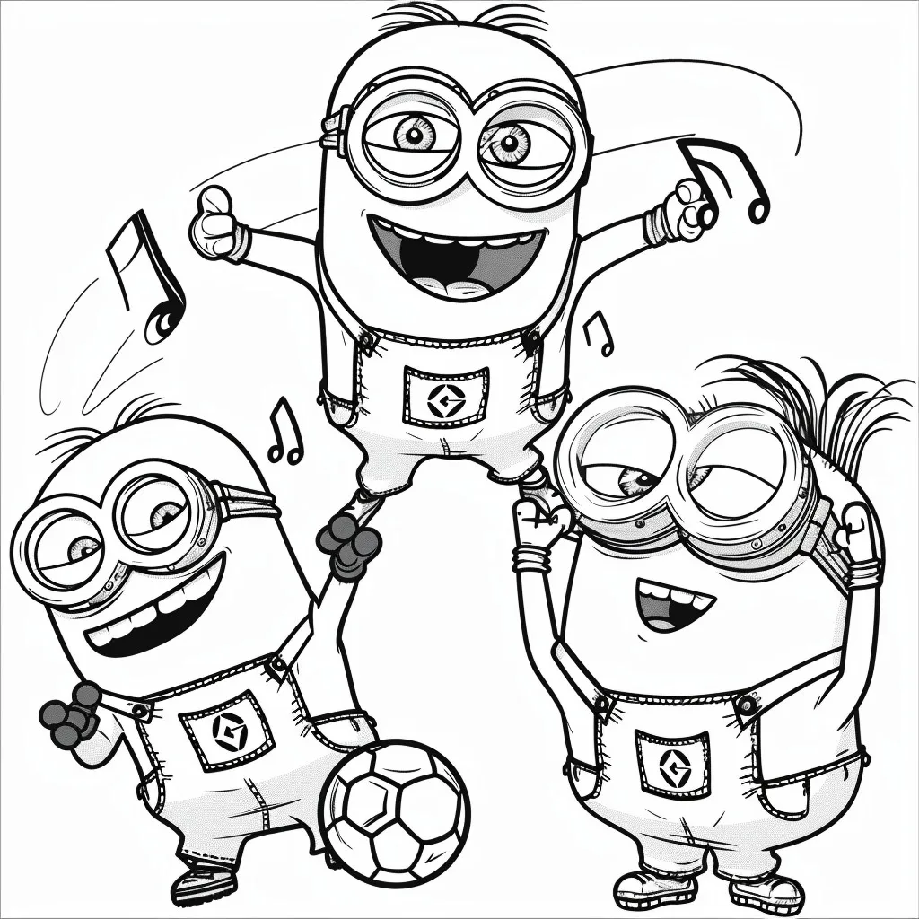 Minion Printable Coloring Book Pdf - 38