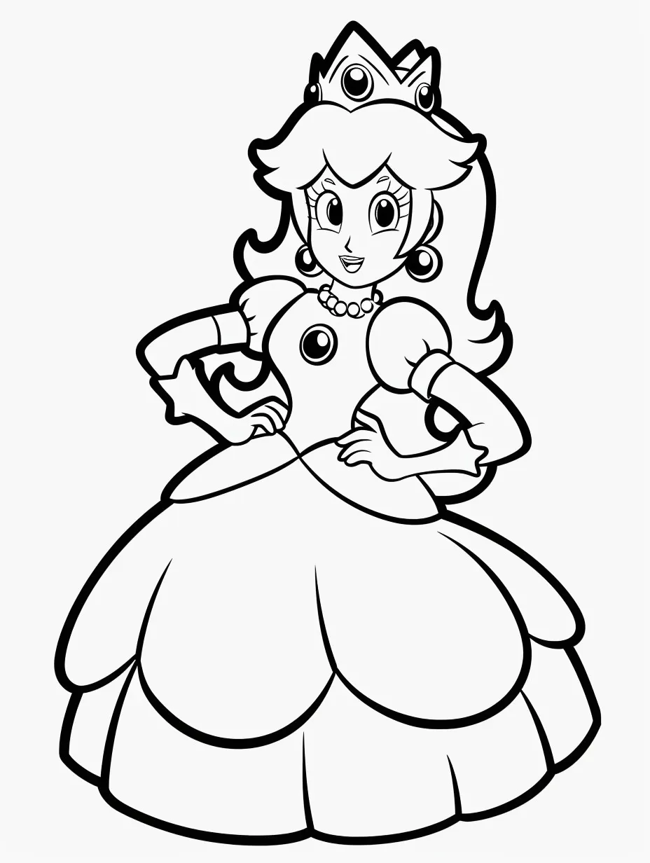 Princess Printable Coloring Book Pdf - 0