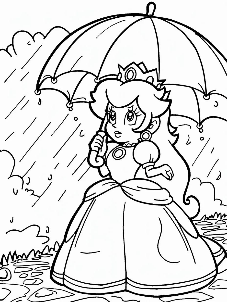 Princess Printable Coloring Book Pdf - 6