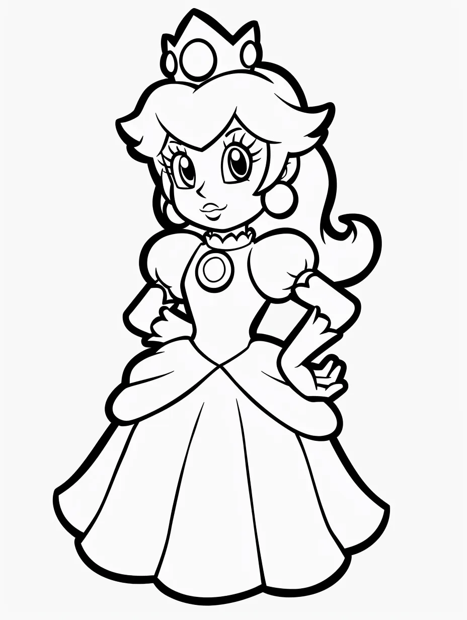Princess Printable Coloring Book Pdf - 8
