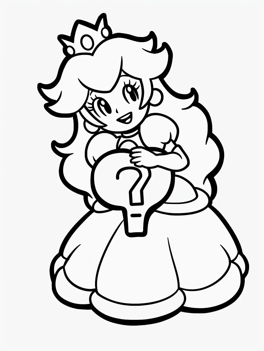 Princess Printable Coloring Book Pdf - 9