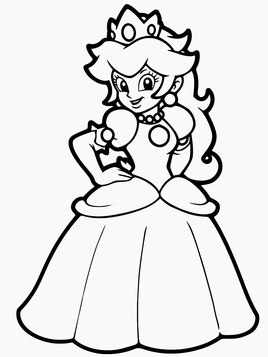 Princess Printable Coloring Book Pdf - 10
