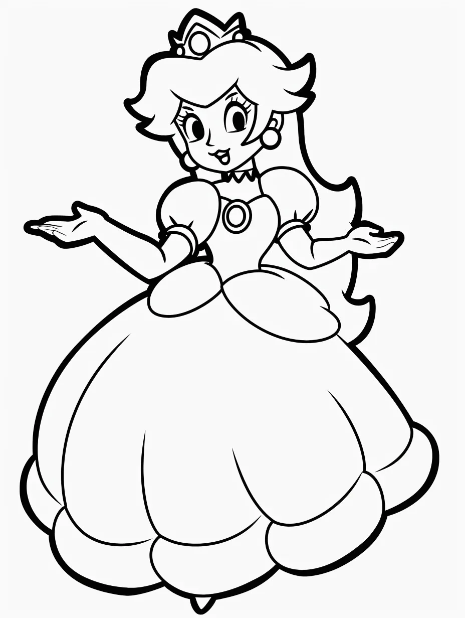 Princess Printable Coloring Book Pdf - 11