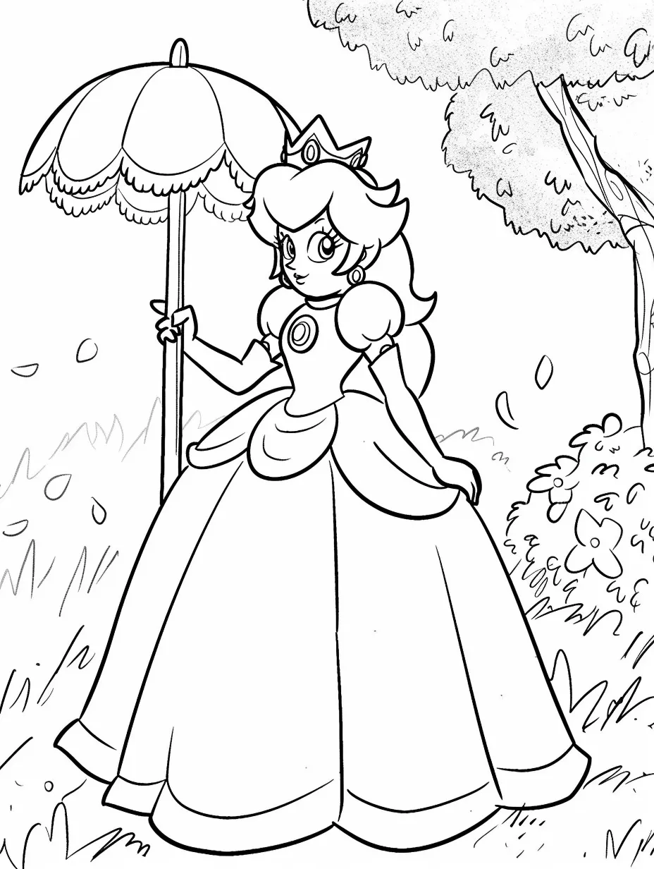 Princess Printable Coloring Book Pdf - 12