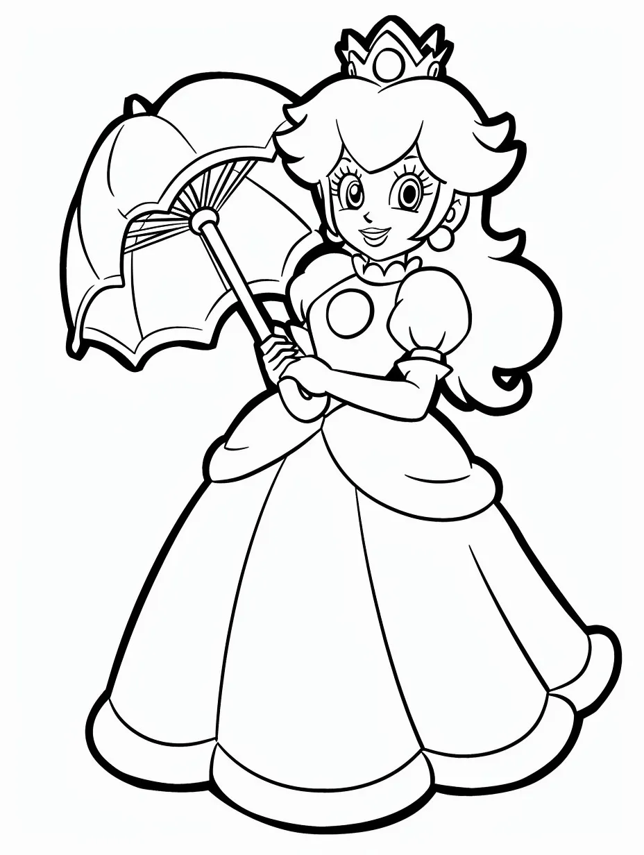 Princess Printable Coloring Book Pdf - 13
