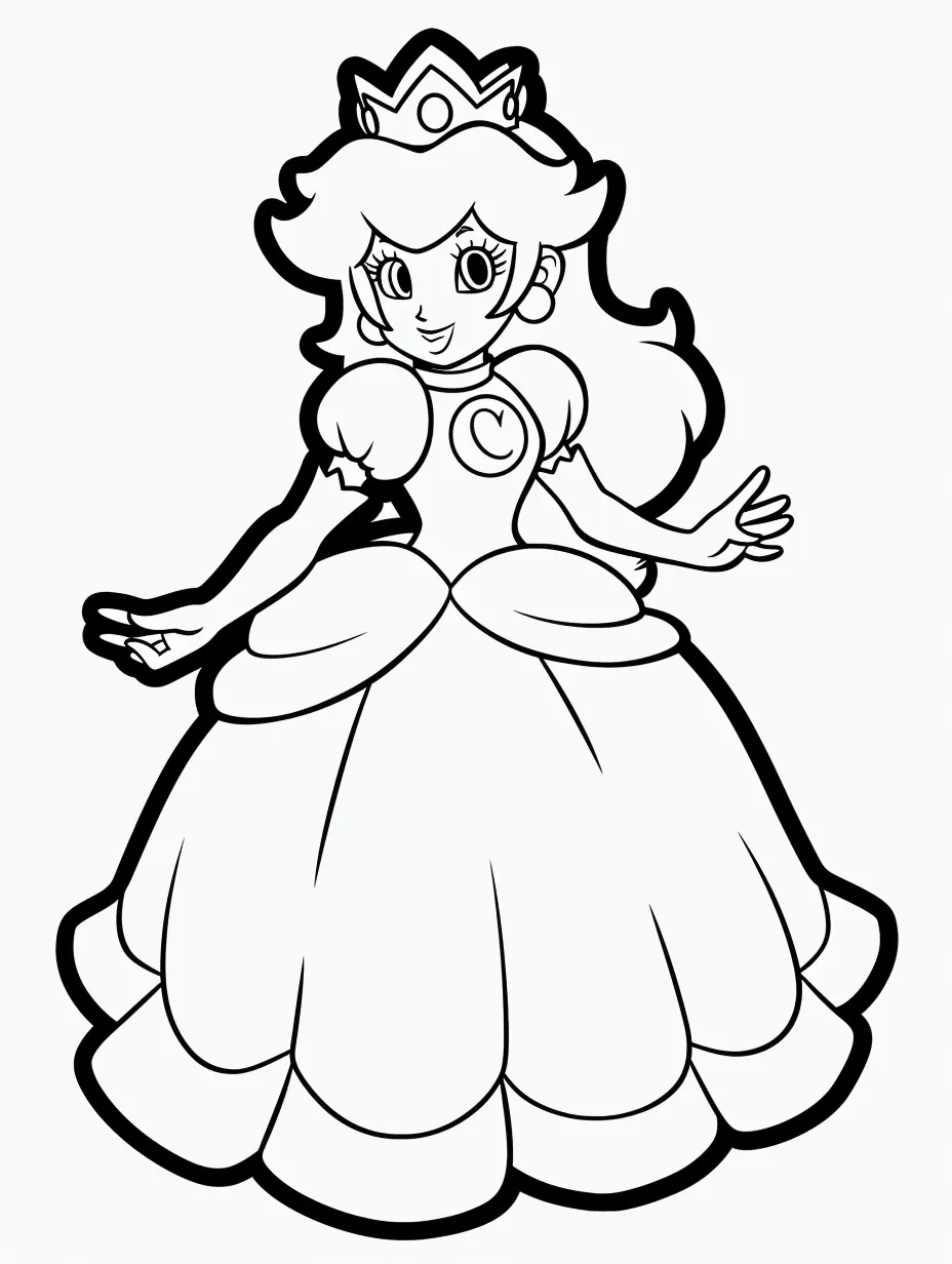 Princess Printable Coloring Book Pdf - 18