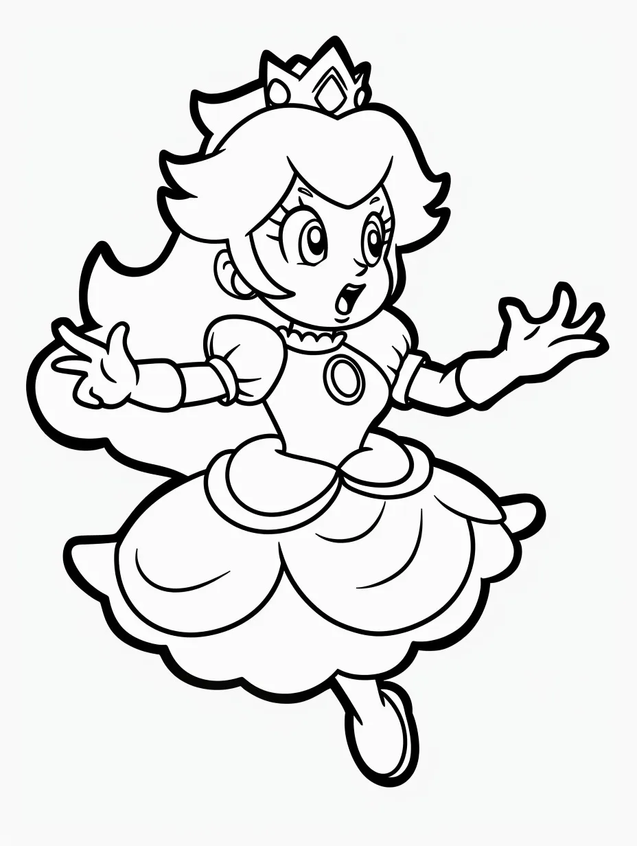 Princess Printable Coloring Book Pdf - 20