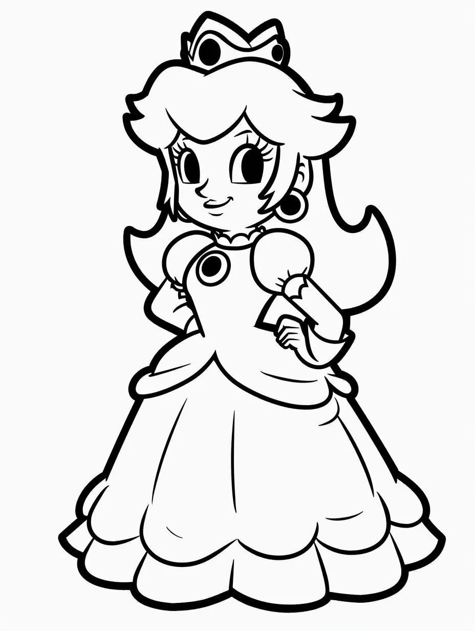 Princess Printable Coloring Book Pdf - 0