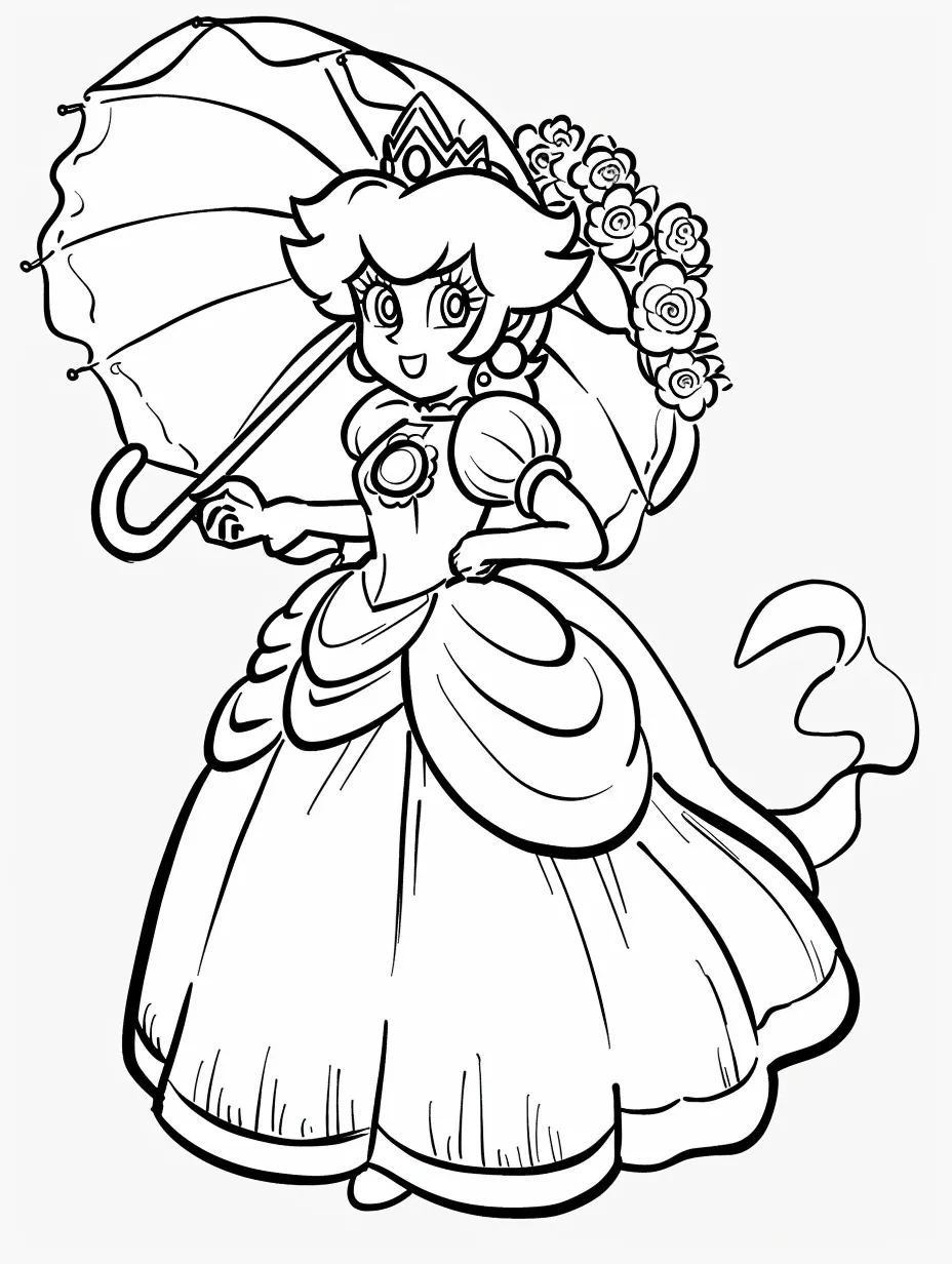 Princess Printable Coloring Book Pdf - 3