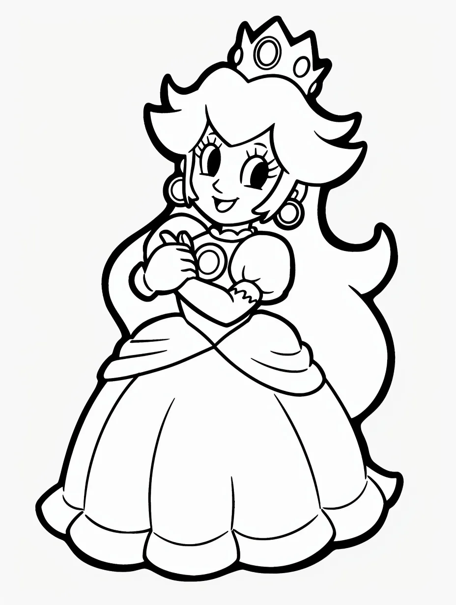 Princess Printable Coloring Book Pdf - 4